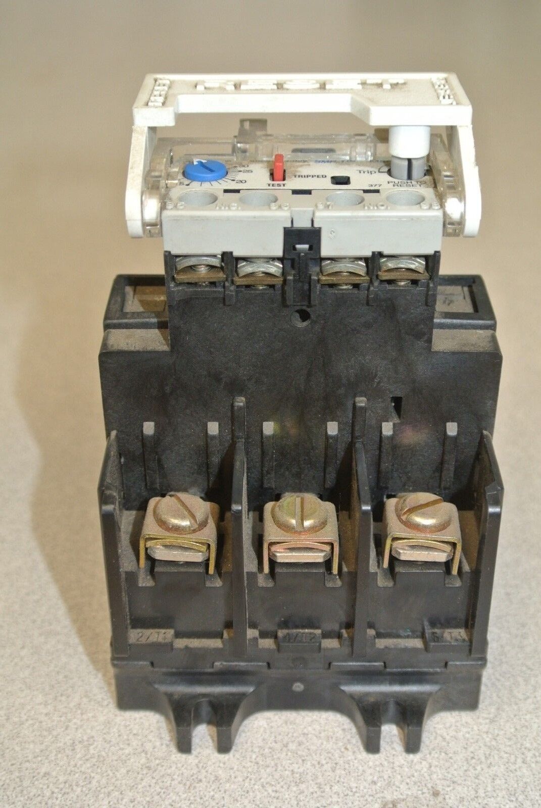 ALLEN-BRADLEY 592-A1HA Ser. A - OVERLOAD RELAY - 12-38A - SIZES 0 & 1 - 3-PHASE