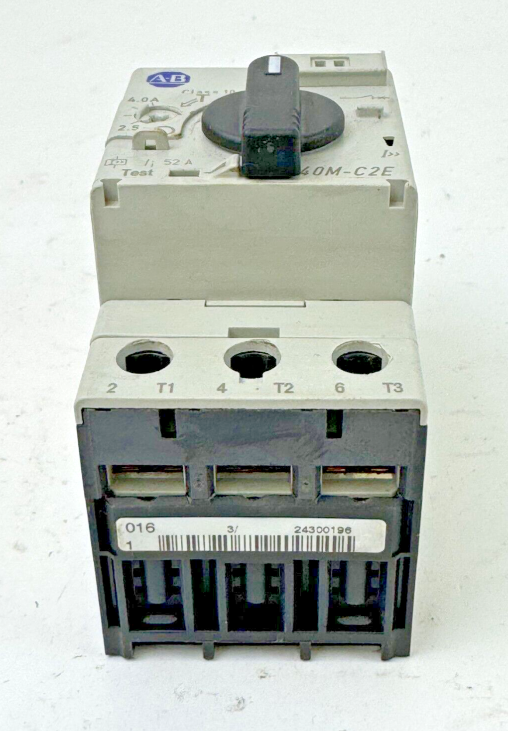 ALLEN-BRADLEY - 140M-C2E-B40 SER. C - MANUAL MOTOR PROTECTOR - 2.45 A- 4 A