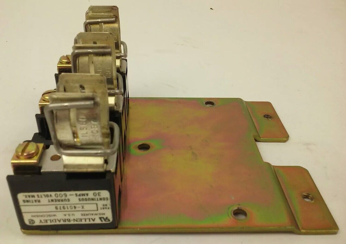 ALLEN BRADLEY 1494F-C663 SER. A,FUSE BLOCK ADAPTER PLATE KIT,60A,600V,W/X-401979