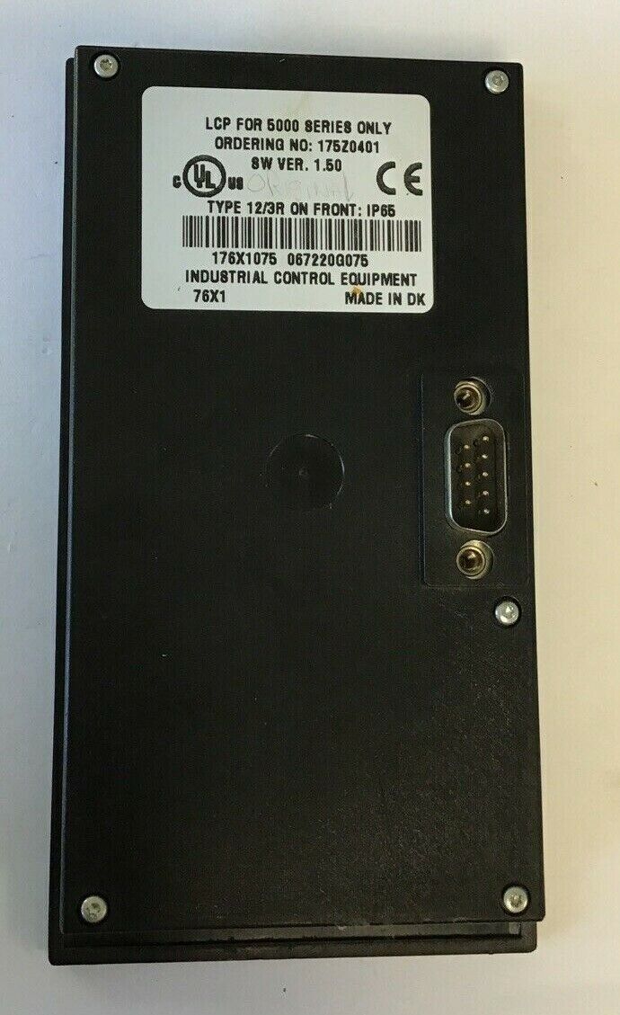 DANFOSS 176X1075 LOGIC CONTROL PANEL KEYPAD OPERATOR 5000 SER. ONLY LCP