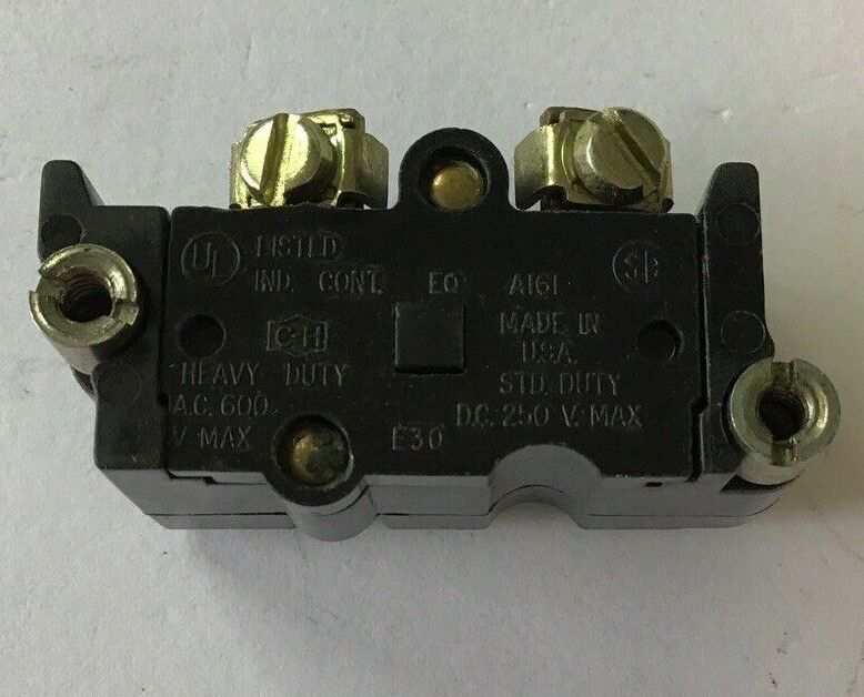 CUTLER HAMMER E30KLA2 CONTACT BLOCK A3 1N.C***LOTOF2***
