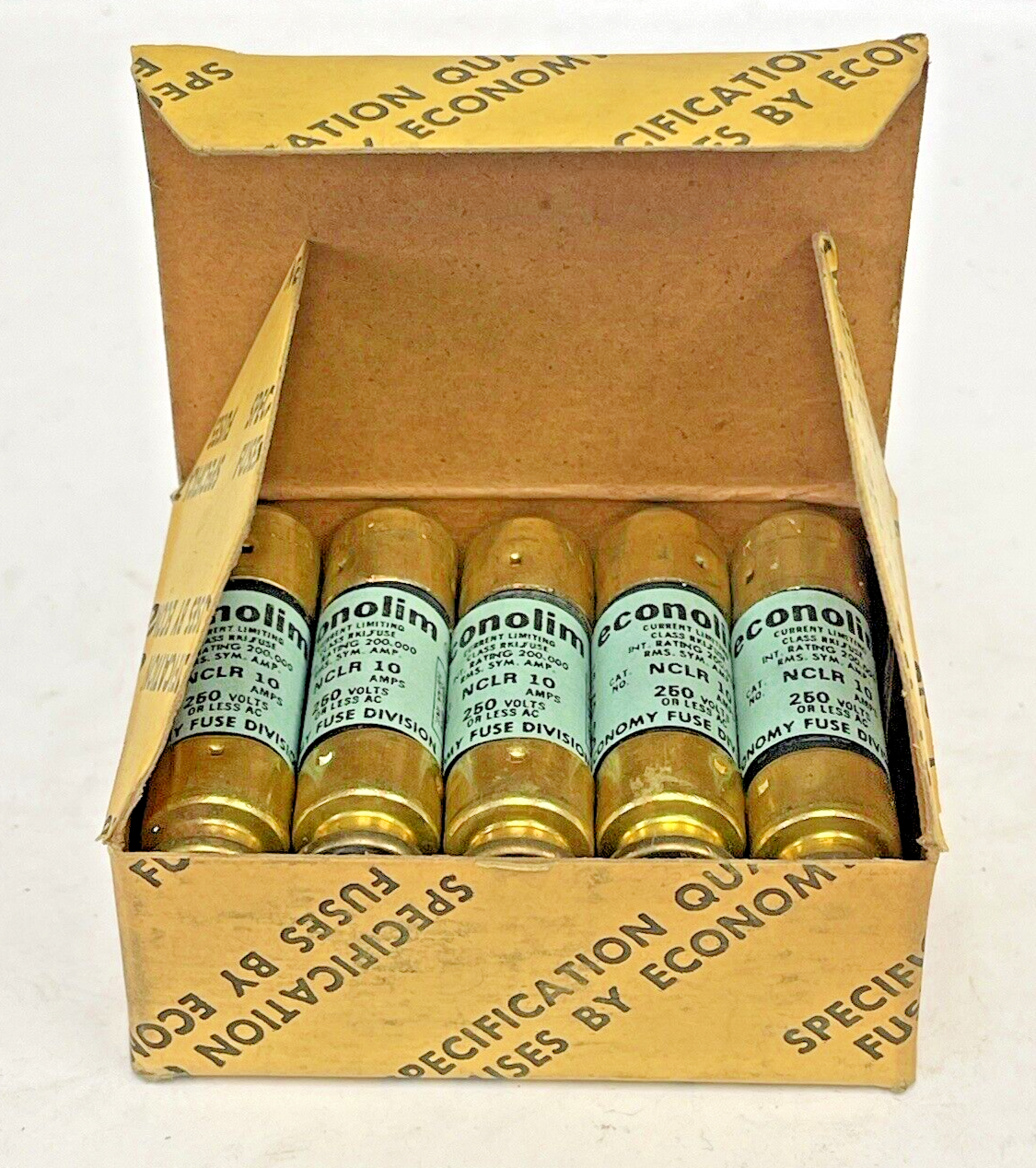ECONOLIM *BOX OF 10* - NCLR 10 - 10 AMP,250 VAC, CURRENT-LIMITING CLASS RK1 FUSE