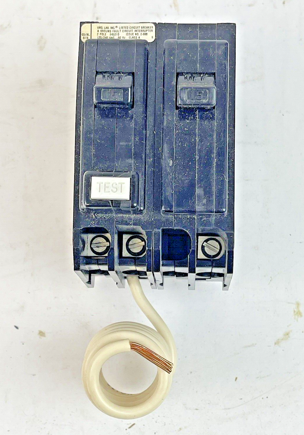 CROUSE-HINDS - EP215GF - 1" PER POLE, 15 A, 240 VAC-GROUND FAULT CIRCUIT BREAKER