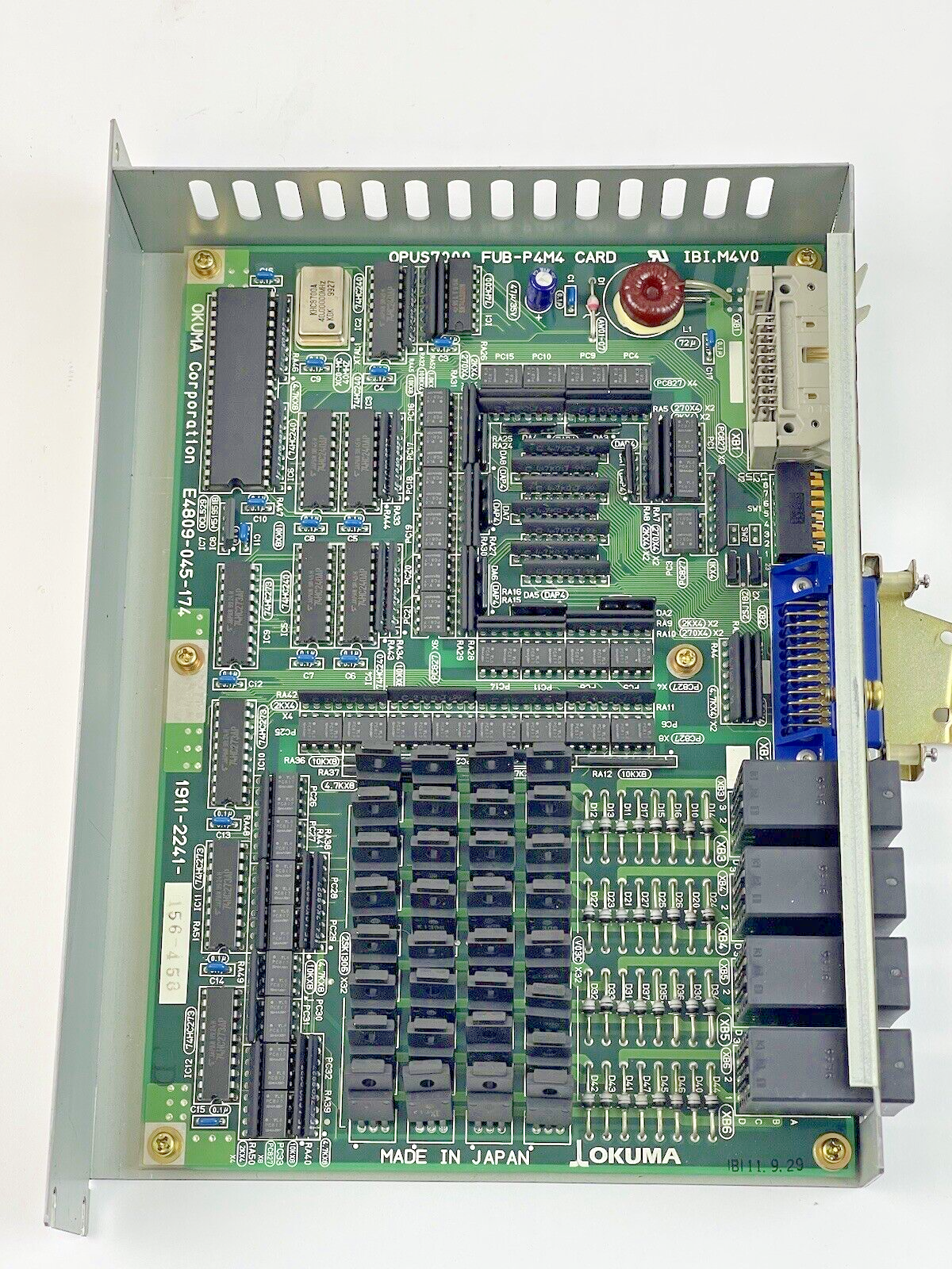 OKUMA - FUB-P4M4 - OPUS 7000 CARD - 1911-2241-157-491 VER. 2.0