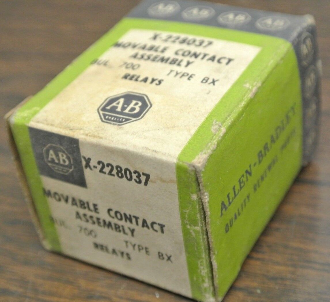 LOT of 6 / ALLEN-BRADLEY X-228037 MOVABLE CONTACT ASSEMBLY / BX, BXL / RELAY