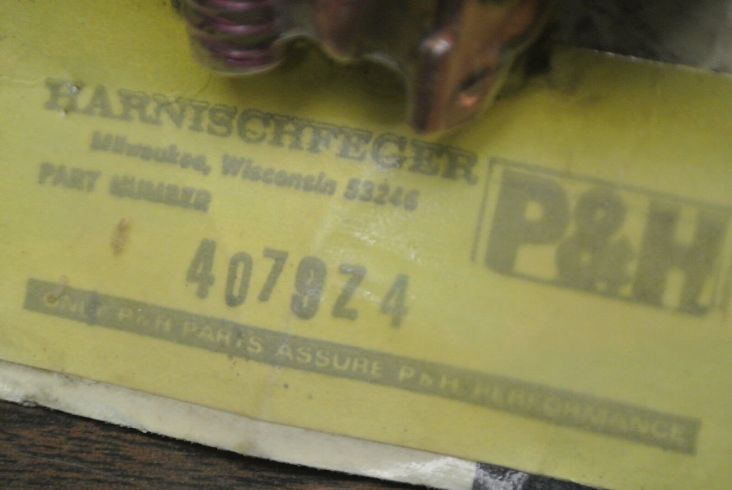 P&H / HARNISCHFEGER 407824 CONTACT KIT / NEW SURPLUS
