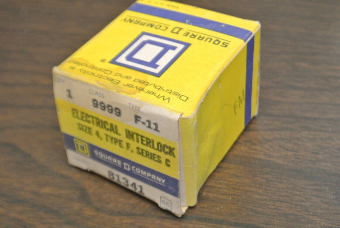 SQUARE D 9999 F-11 ELECTRICAL INTERLOCK / SIZE 4 / TYPE F / Ser. C NEW SURPLUS