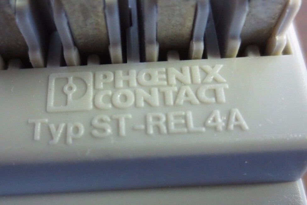 PHOENIX CONTACT RELAY - ST-REL4-KG24/21-21 - TYP ST-REL4A - 2823308 24VDC/24VAC