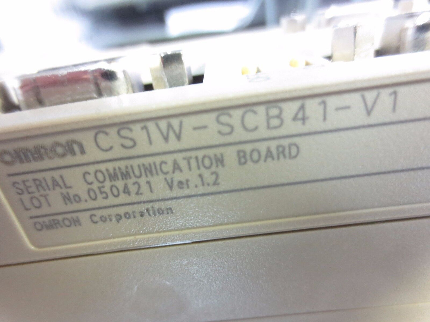 OMRON CS1G-CPU44H PROGRAMMABLE CONTROLLER / CPU + CS1W-SCB41-V1 COMMUNIC. BOARD