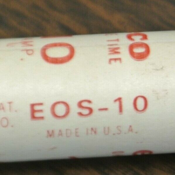 LOT of 9 / ECO / ECONOMY EOS10 ONE-TIME FUSE / 10A / 600V NEW SURPLUS