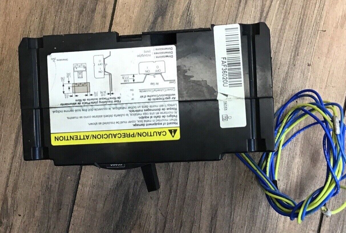 SQUARE D FAL340201212 CIRCUIT BREAKER 20A 480VAC 250VDC