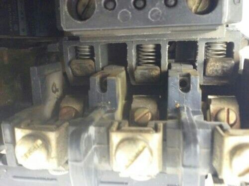 ALLEN BRADLEY 505-BOD, SER. A, REVERSING STARTER, SIZE 1, 600V, 120V COIL, USED