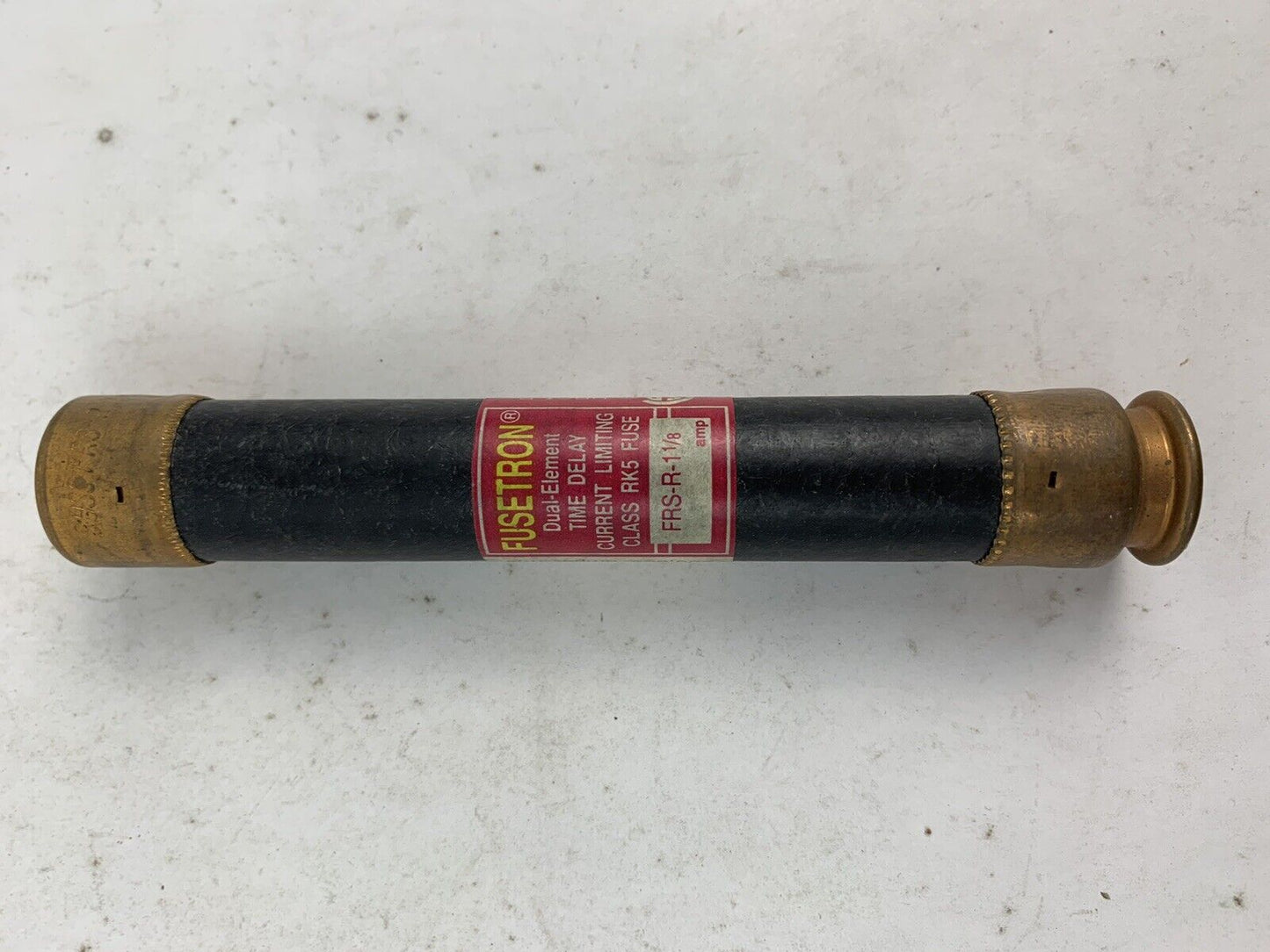 Bussmann Fusetron Dual-Element FRS-R-1 1/8 1 1/8A 600V Fuse "Lot of 10"