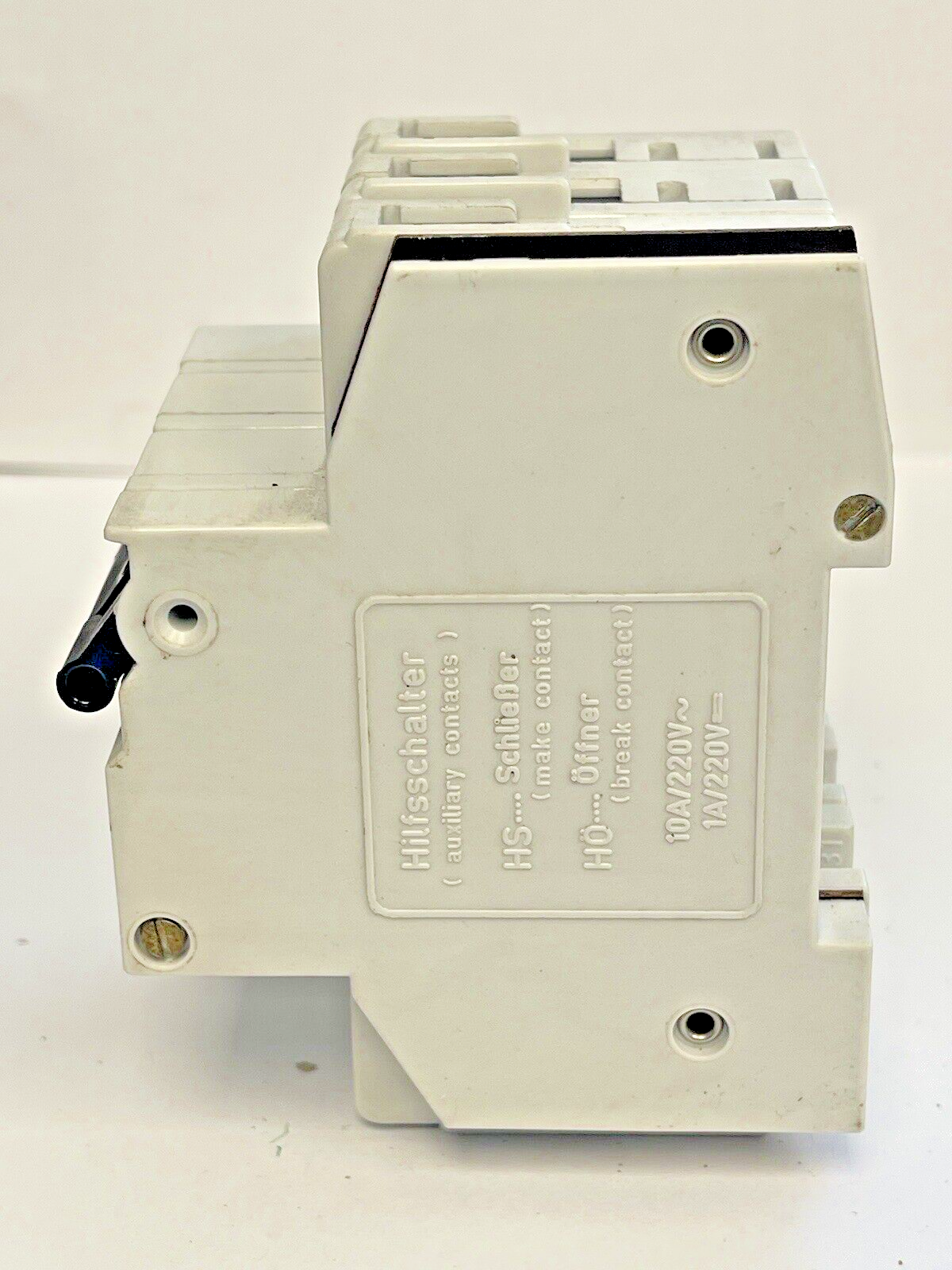 FUJI - CP6 3DU2 -2A MANUAL MOTOR CONTROLLER - 480/277 VAC & CP6 H1U AUX CONTACT