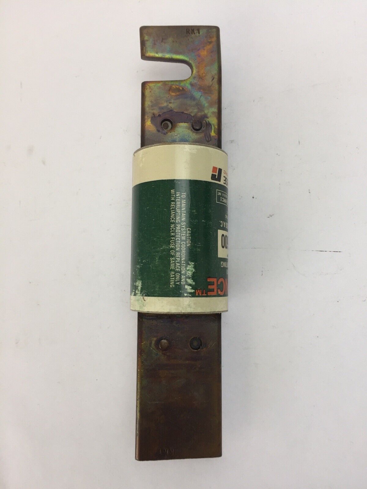 RELIANCE ELECTRIC NCLR 600 CURRENT LIMITING CLASS RK1 FUSE 600AMP 250VAC