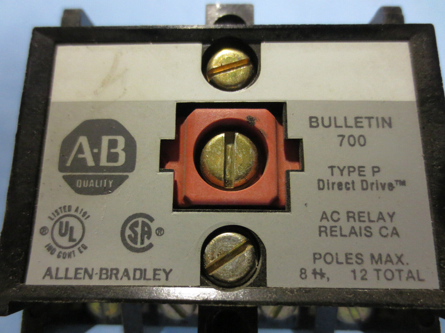 ALLEN-BRADLEY 700-P400A1 Ser. B - AC RELAY