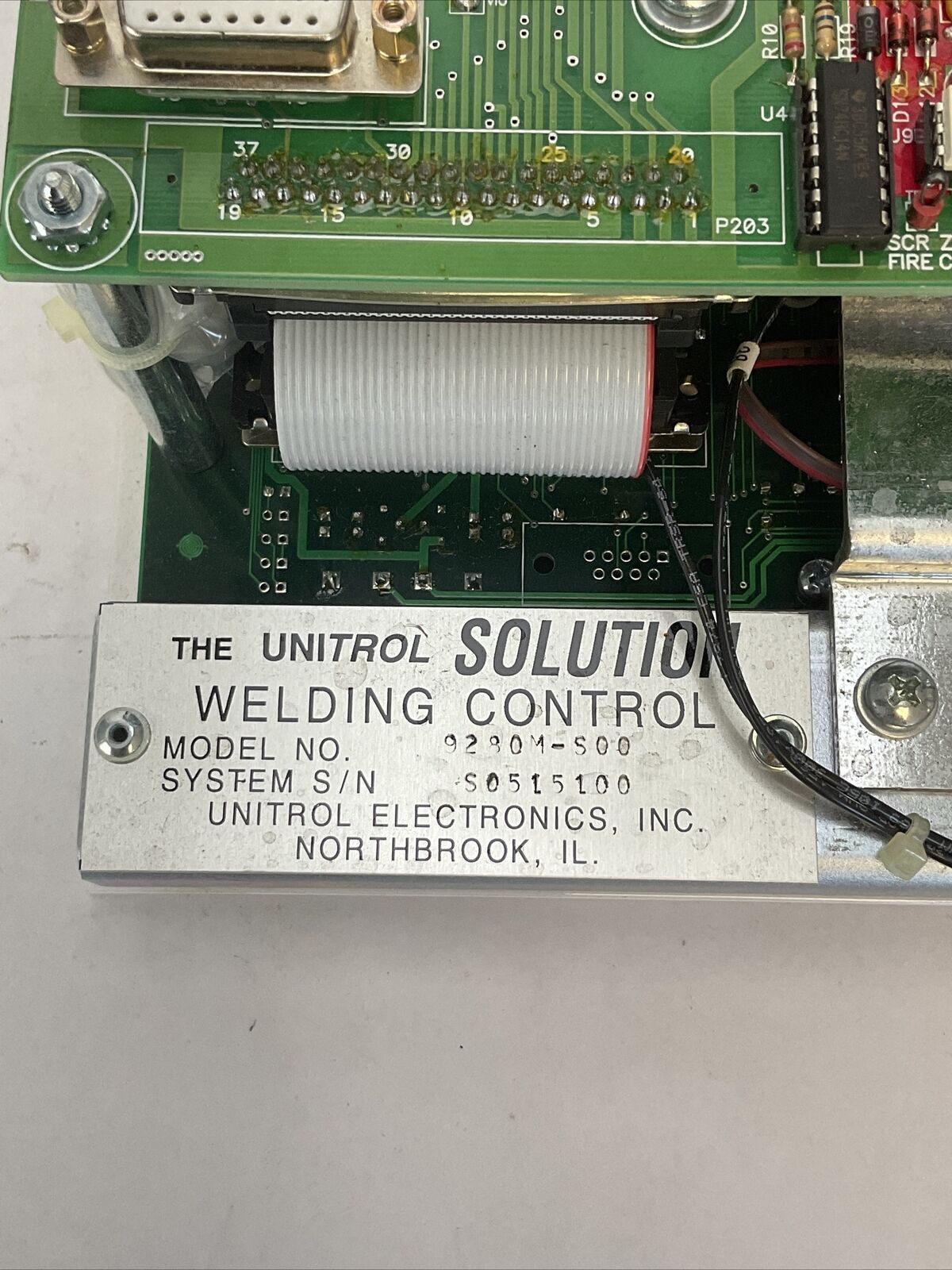 THE UNITROL SOLUTION WELDING CONTROL 9280M-S00 ( 9180B-8 POWER SUPPLY & I/O)