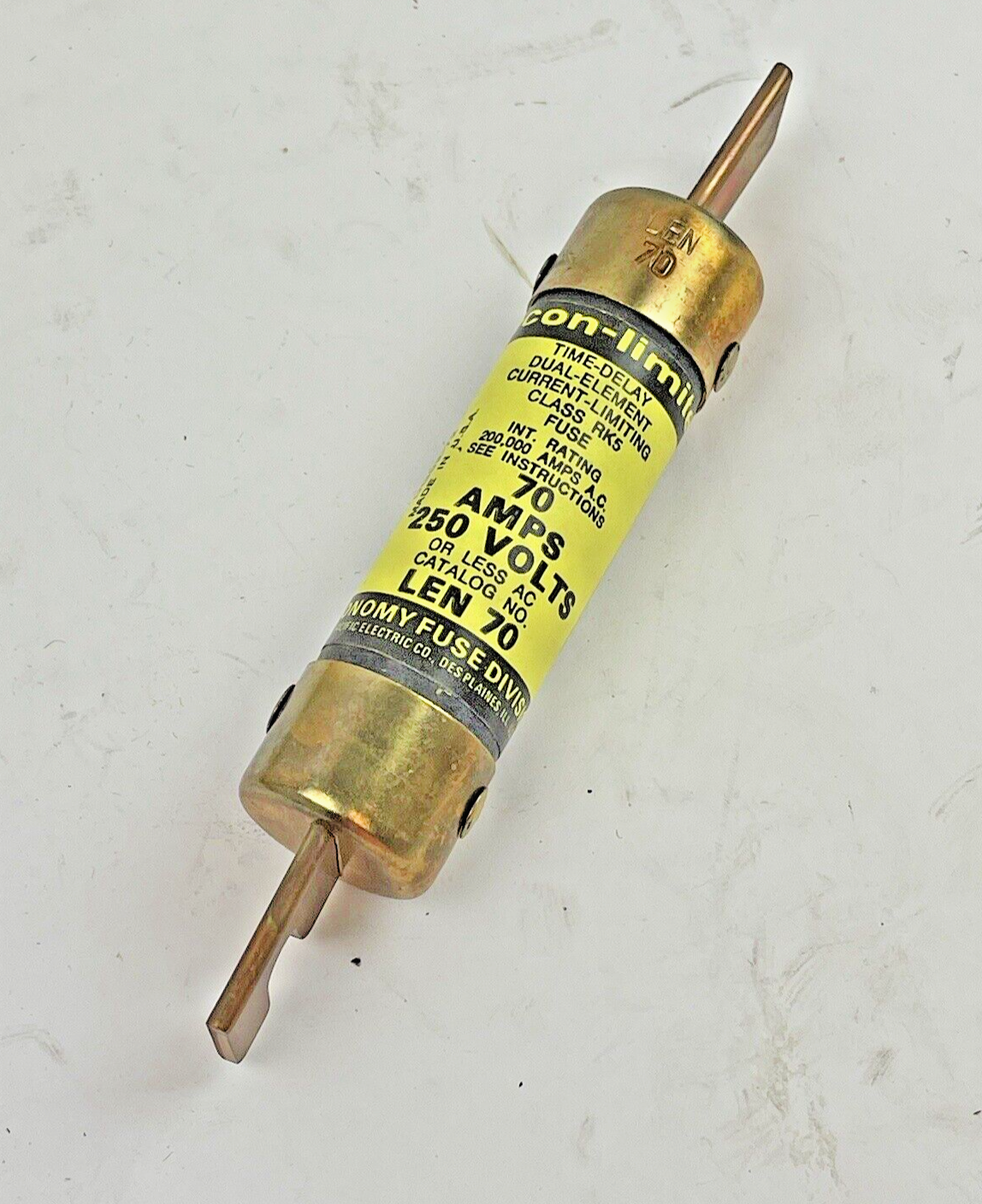 ECON-LIMITER *BOX OF 5* - LEN 70 - 70 AMP, 250 VAC, TIME-DELAY , DUAL-ELEMENT