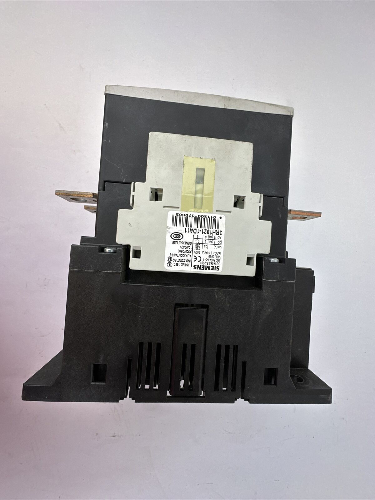SIEMENS 3RT1055-6AF36 CONTACTOR 575VAC 3PH 150HP COIL 110-127VDC 50-60HZ