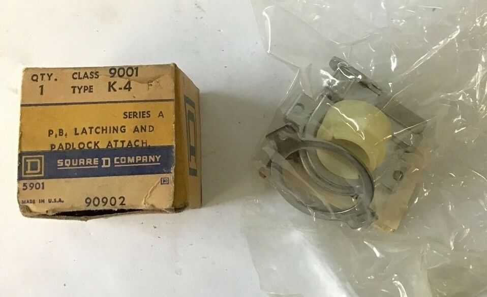 SQUARE D 9001K4 PADLOCK ATTACHMENT/ P.B. LATCHING SER.A ***LOTOF3***