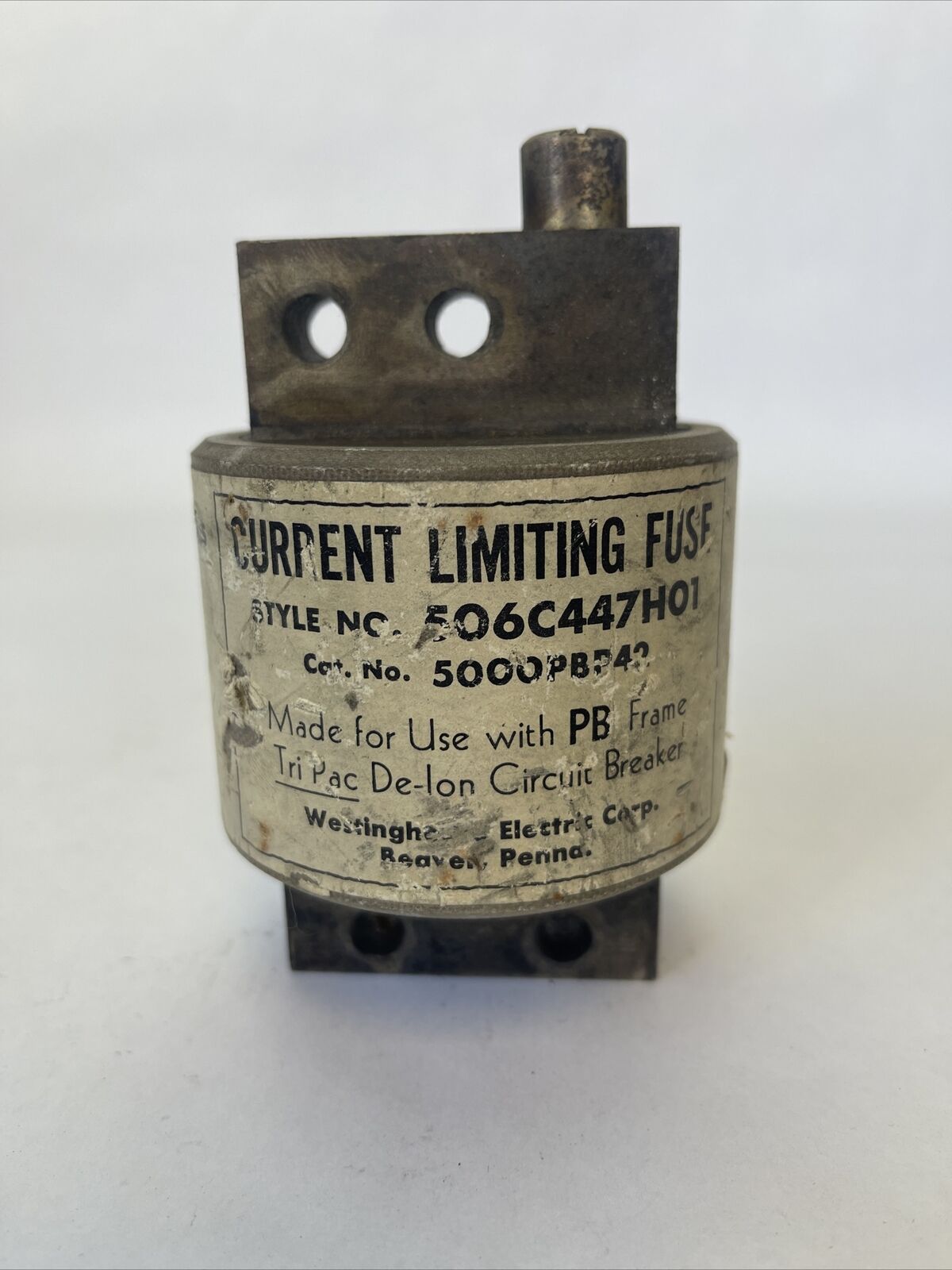 WESTINGHOUSE 5000PBP42 CURRENT LIMITING FUSE 506C447H01