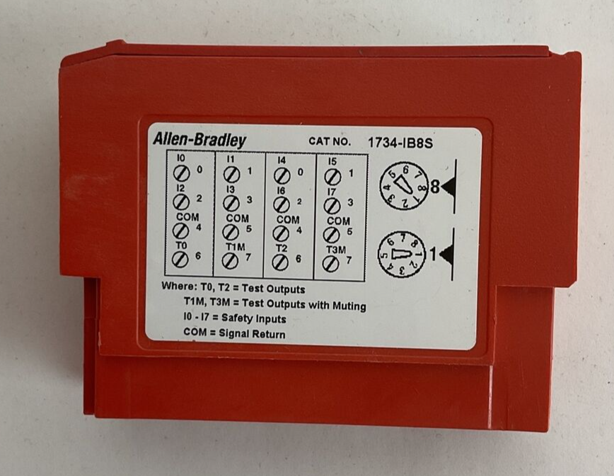 ALLEN BRADLEY 1734-IB8S INPUT MODULE SER B INPUT 11-30VDC/11-28.8VDC