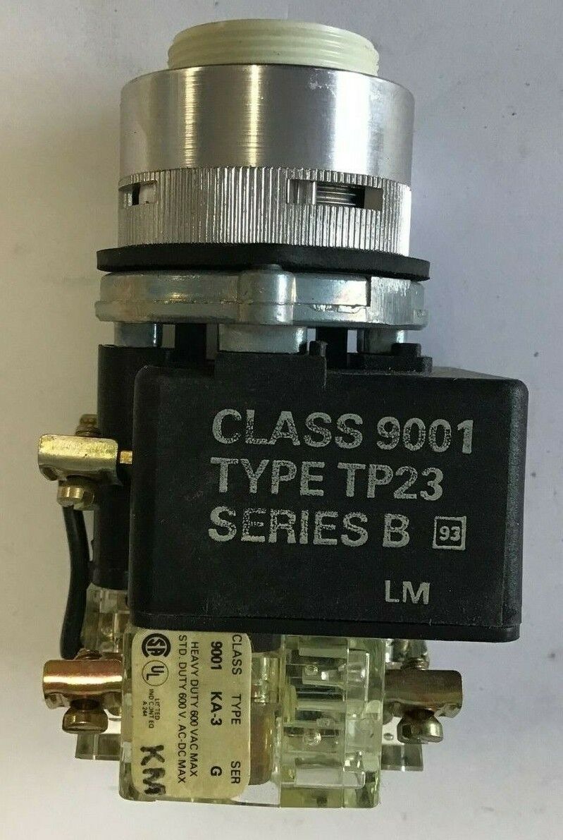 SQUARE D 9001 TP-23G2 PUST TO TEST PILOT LIGHT 208-220V SER.B TRANSFORMER TYPE