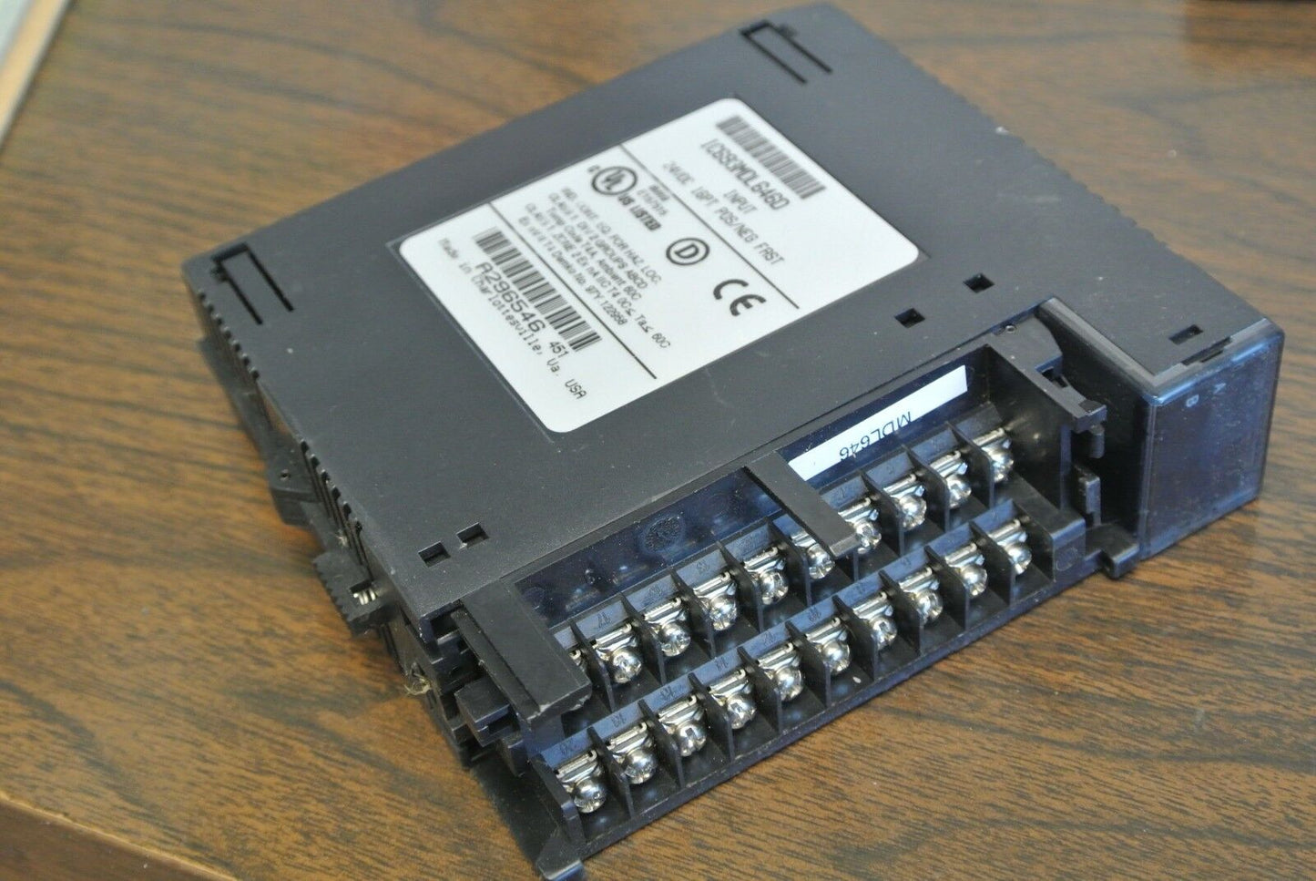 GE FANUC IC693MDL646D INPUT MODULE 24VDC 16PT POS/NEG FAST - LOGIC / NO "DOOR"