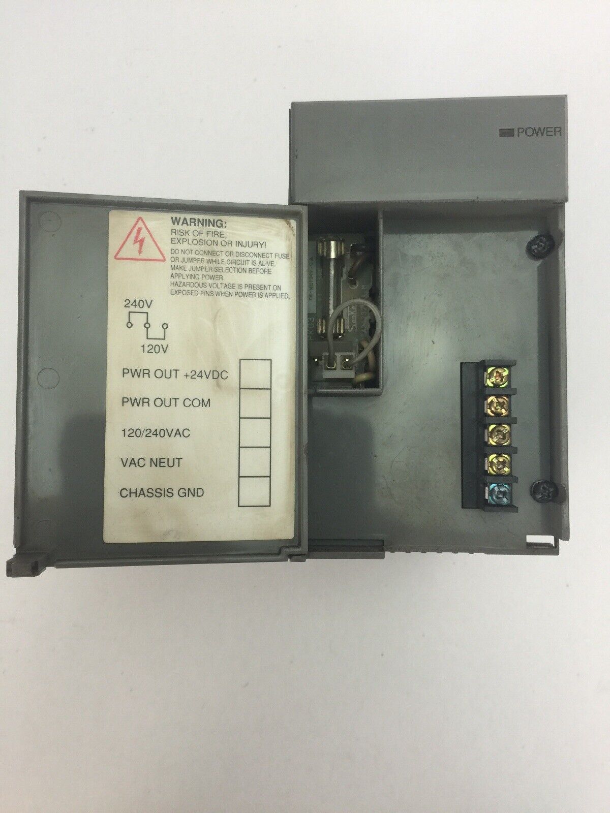 ALLEN BRADLEY 1746-P2 SER.C SLC 500 POWER SUPPLY 85-132VAC/170-265VAC 5A@5VDC
