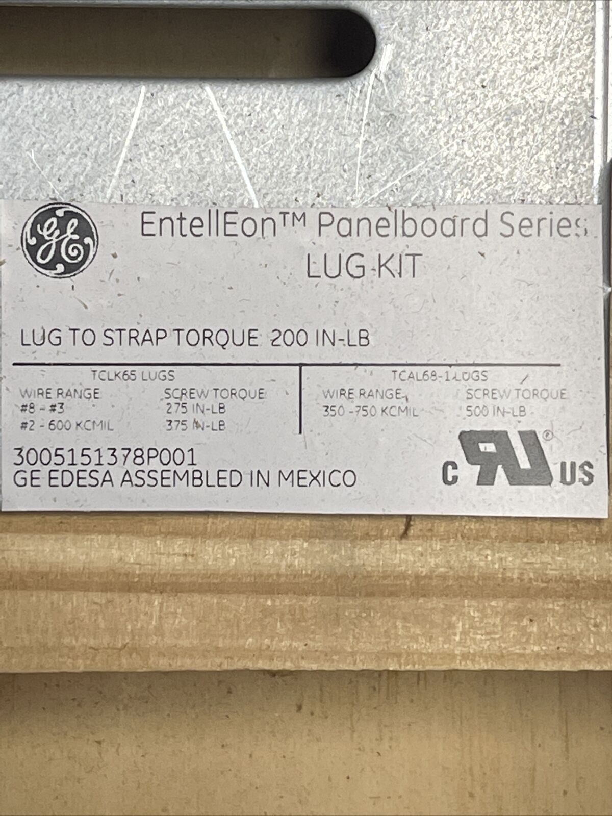 GE ENT2404BL3H2 ENTELLEON PANELBOARD 400A