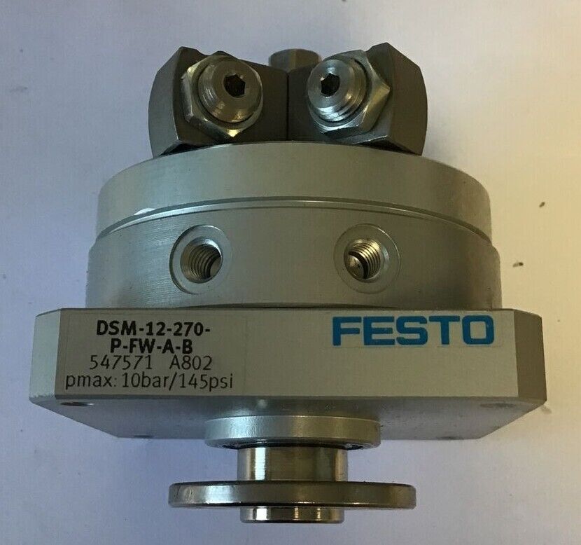 FESTO DSM-12-270-P-FW-A-B ROTARY ACTUATOR 10BAR 145PSI