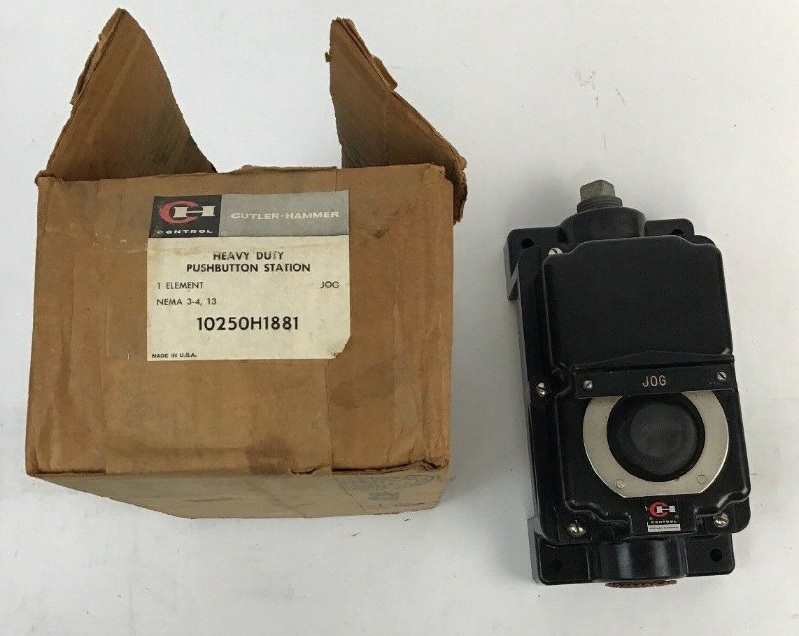 CUTLER HAMMER 10250H1881 HEAVY DUTY PUSH BUTTON STATION
