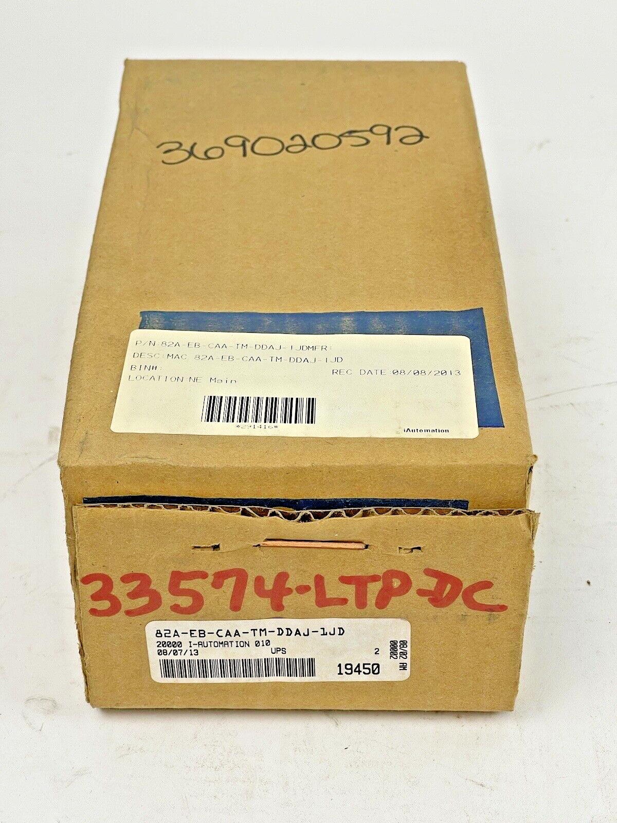 MAC - 82A-EB-CAA-TM-DDAJ-1JD - DOUBLE SOLENOID VALVE - 150 PSI, 24 VDC, 5.4W