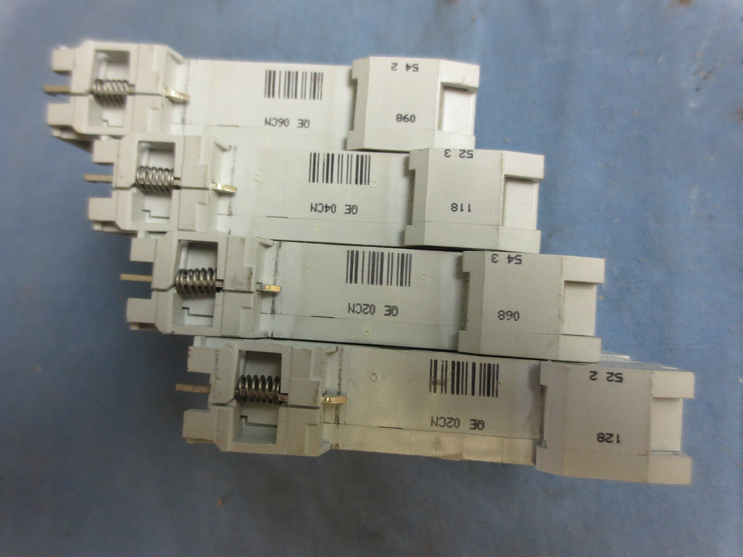 KLOCKNER-MOELLER CIRCUIT BREAKERS - FAZN C2 (2), FAZN C4, FAZN C6 - LOT of 4 pcs