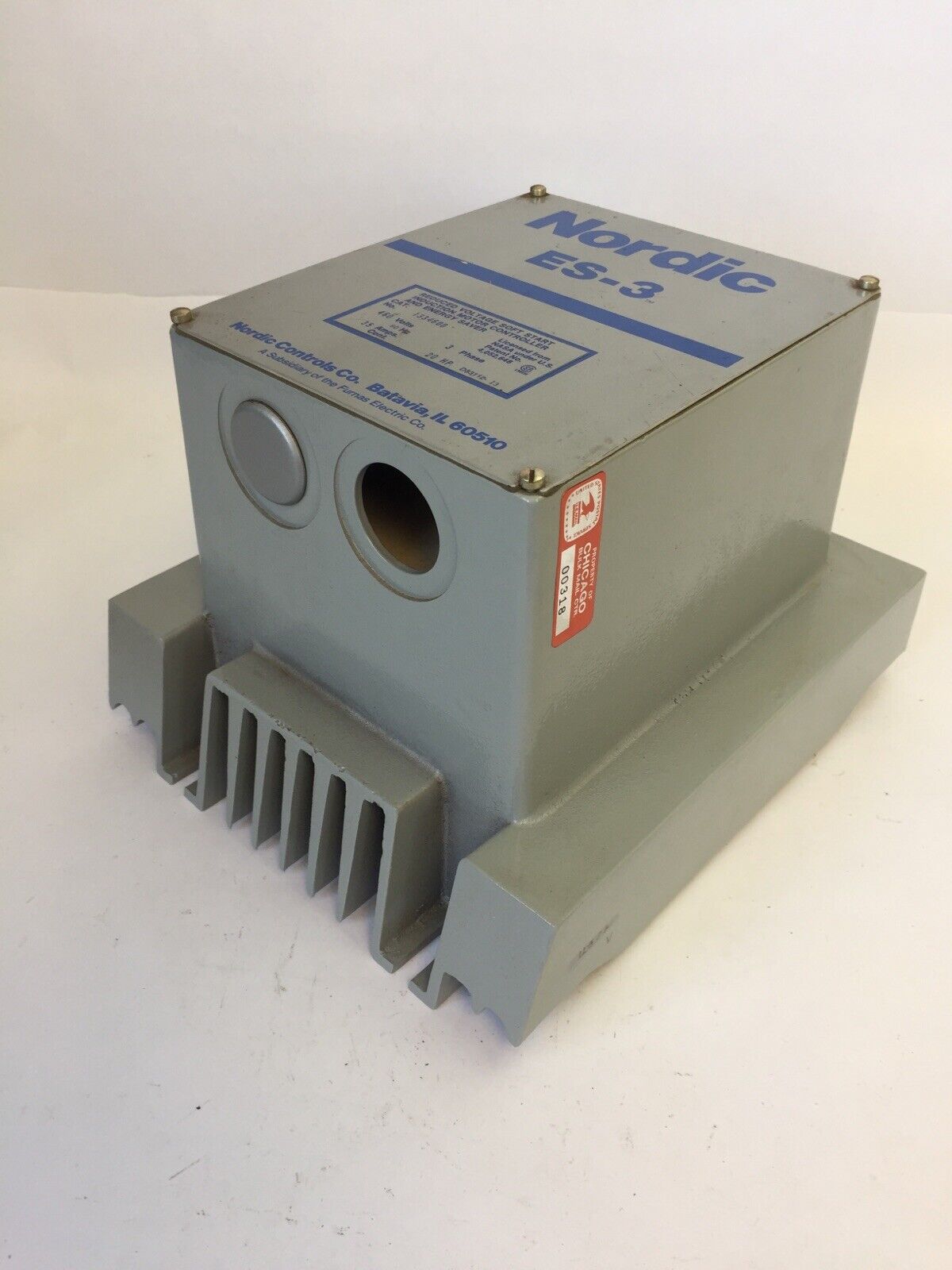 NORDIC ES-3 1334600 460V 60HZ 35AMP 20HP 3PHASE REDUCE VOLTAGE SOFT START
