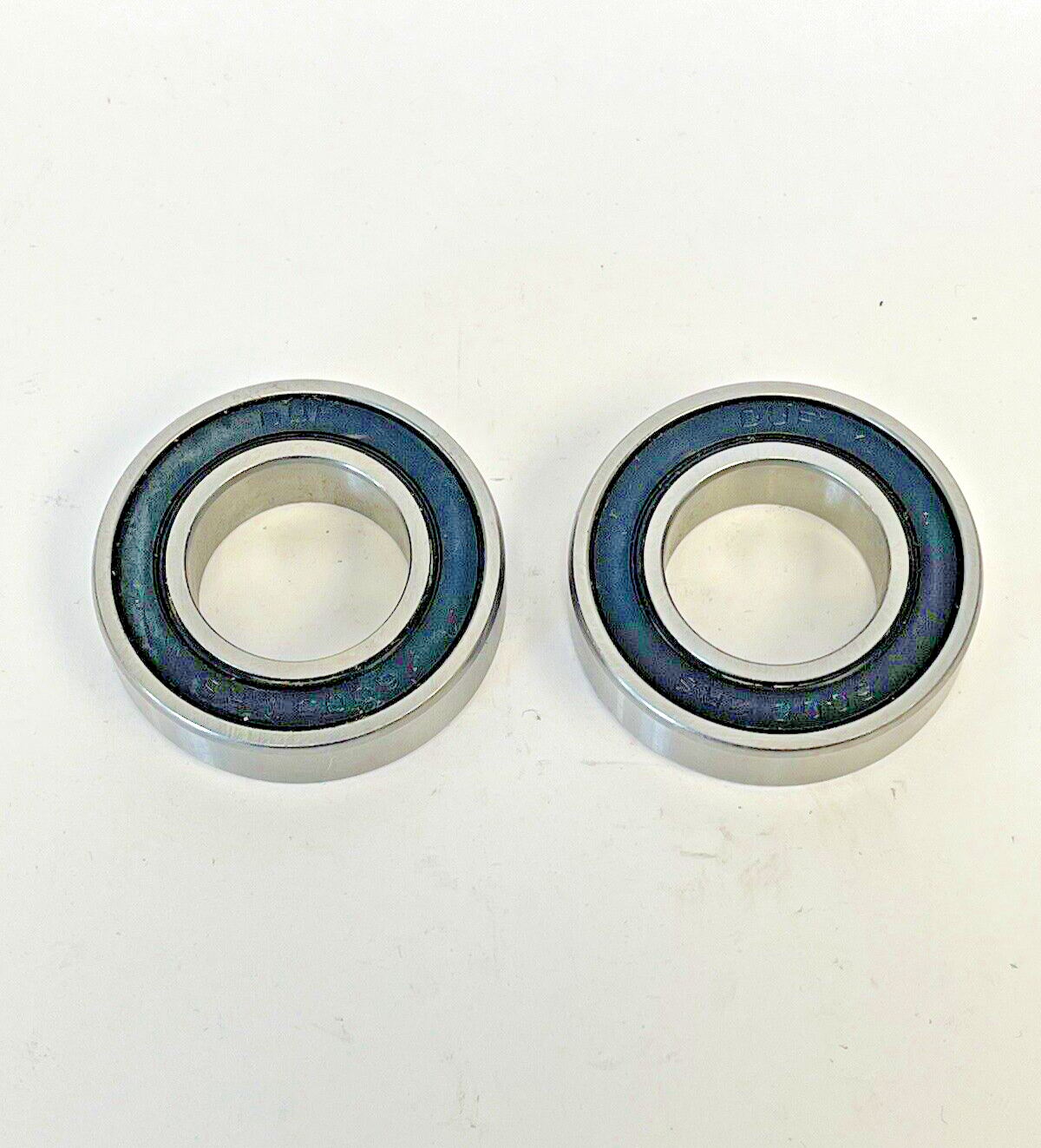 DUF *LOT OF 2*- 6005-2RS -DEEP GROOVE DOUBLE RUBBER SEAL BALL BEARING-25x47x12mm