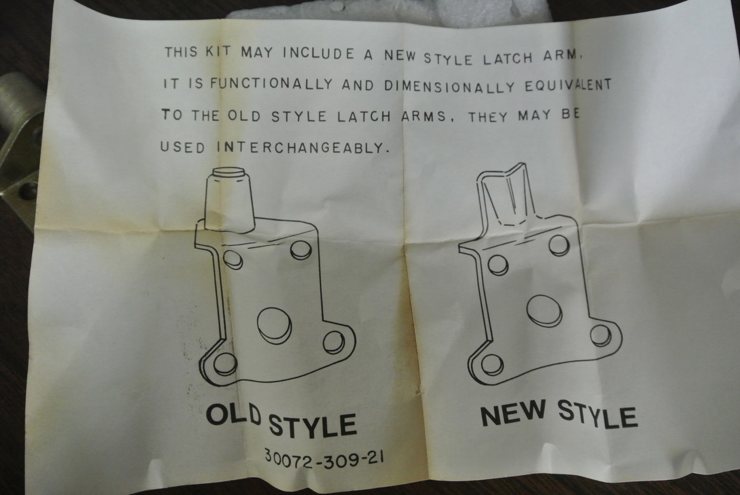SQUARE D 9423 M3 - THIRD ROLLER LATCH KIT - NEW SURPLUS -