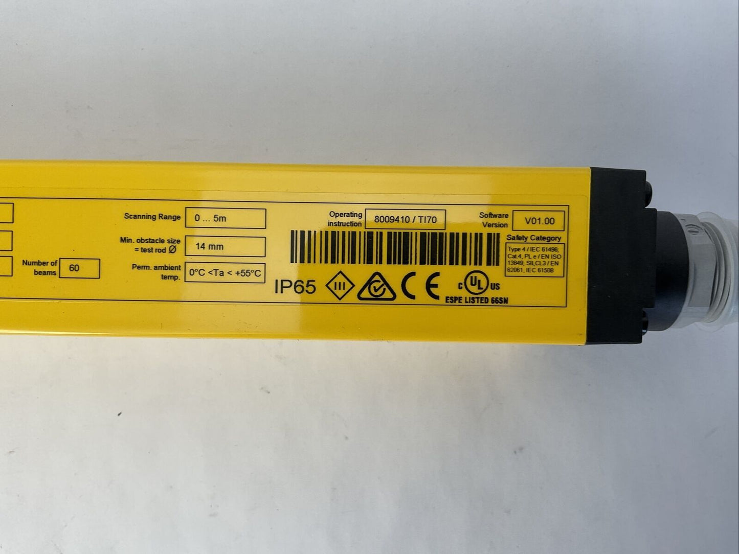 SICK C40S-0401AA030 C 4000 BASIC LIGHT CURTAIN 14mm 24VDC