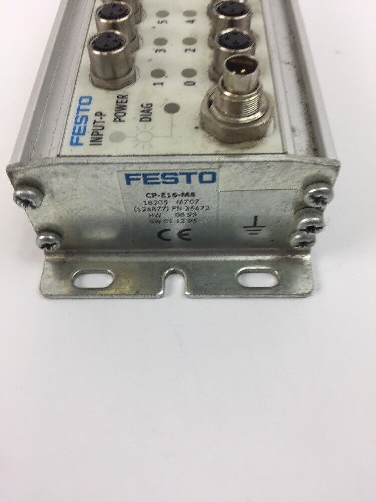 FESTO CP-E16-M8 INPUT MODULE ONLY FOR CONNECTION TO A 2 SUPPLY