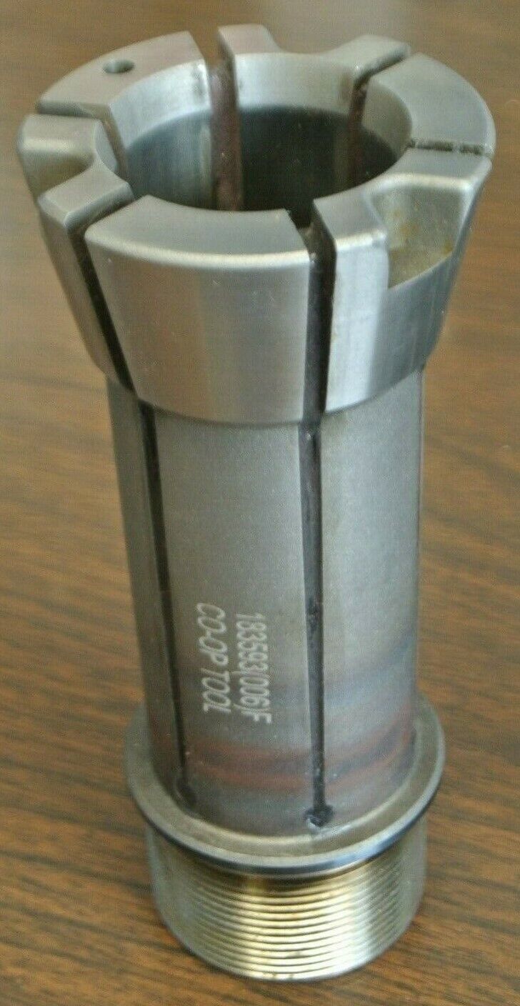 CO-OP TOOL 183593(006)F THREADED COLLET CHUCK / APPROX. 1-1/4" x 5" OAL
