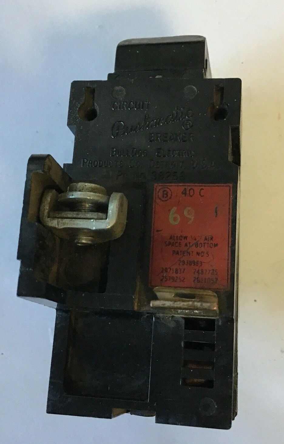BULL DOG P215 PUSHMATIC BREAKER 2POLE 120/240VAC