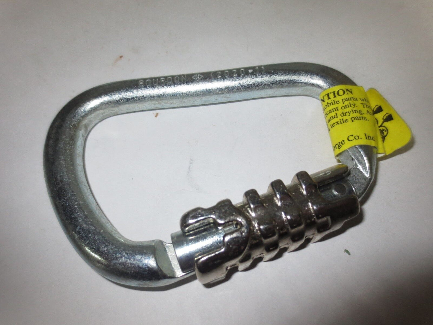 GEMTOR 5105 CARABINER w/ AUTOMATIC LOCK 96200096297 NEW SURPLUS BOURDON 2020-1
