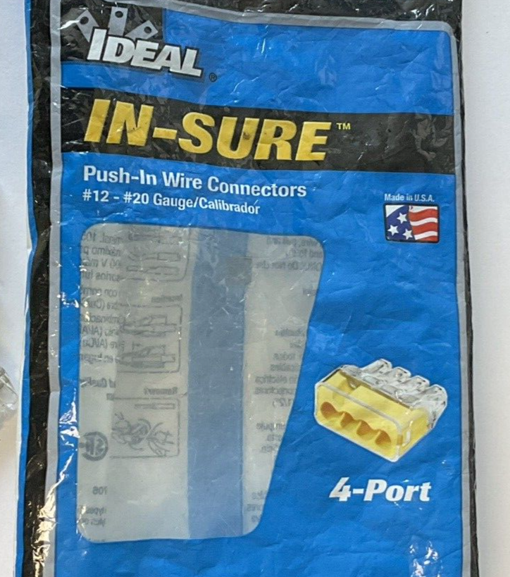 IDEAL MODEL 34 #12-#20 GAUGE 4PORT CONNECTOR NEW/UNUSED*****LOTOF44****