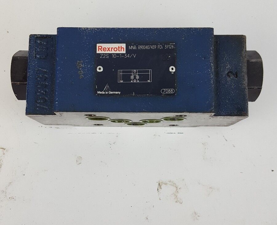 REXROTH R900407439 FD 10907 HYDRAULIC CHECK VALVE