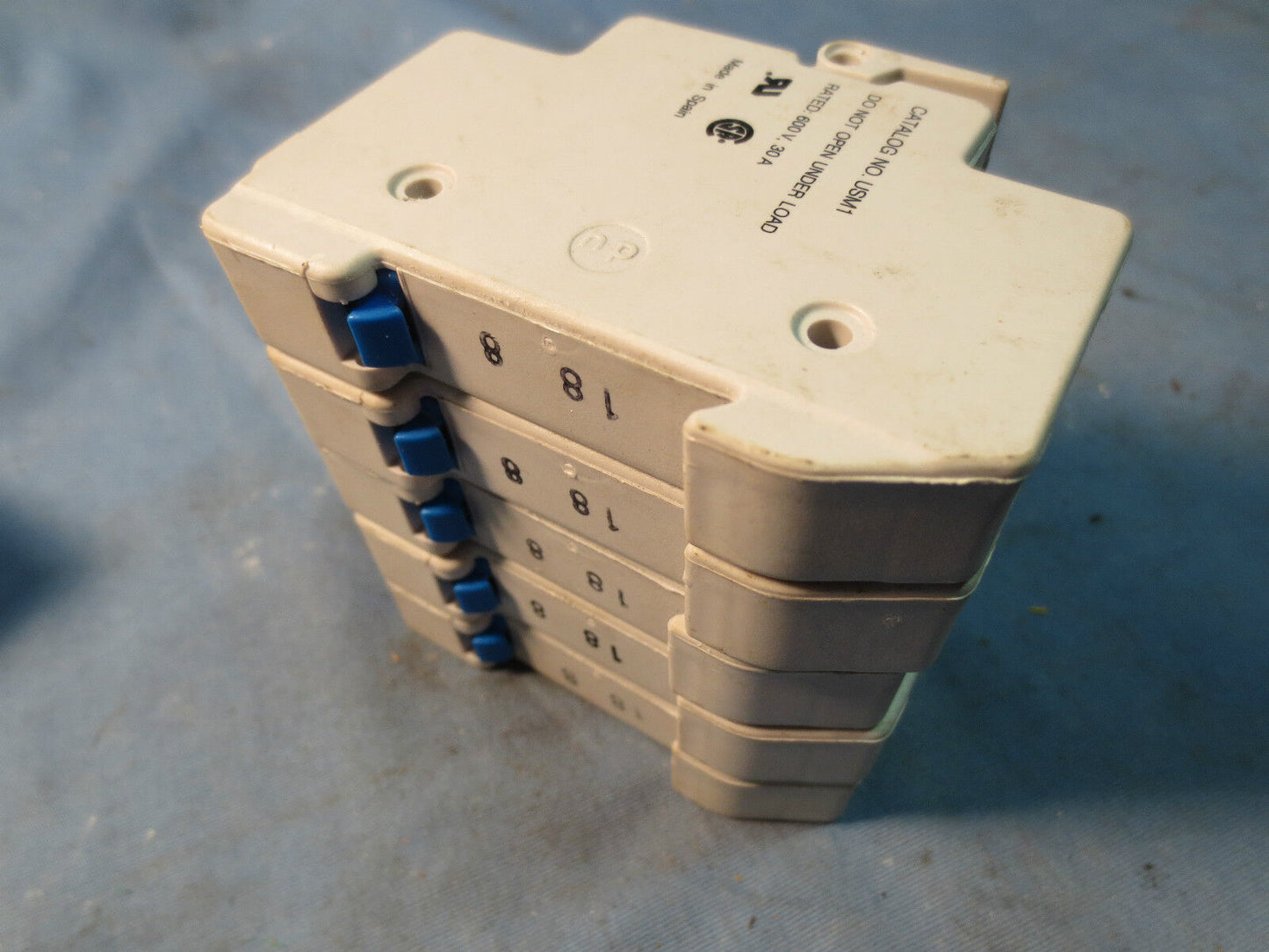 GOULD USM1 FUSE HOLDER, 1-POLE, 600V, 30A - LOT of 5