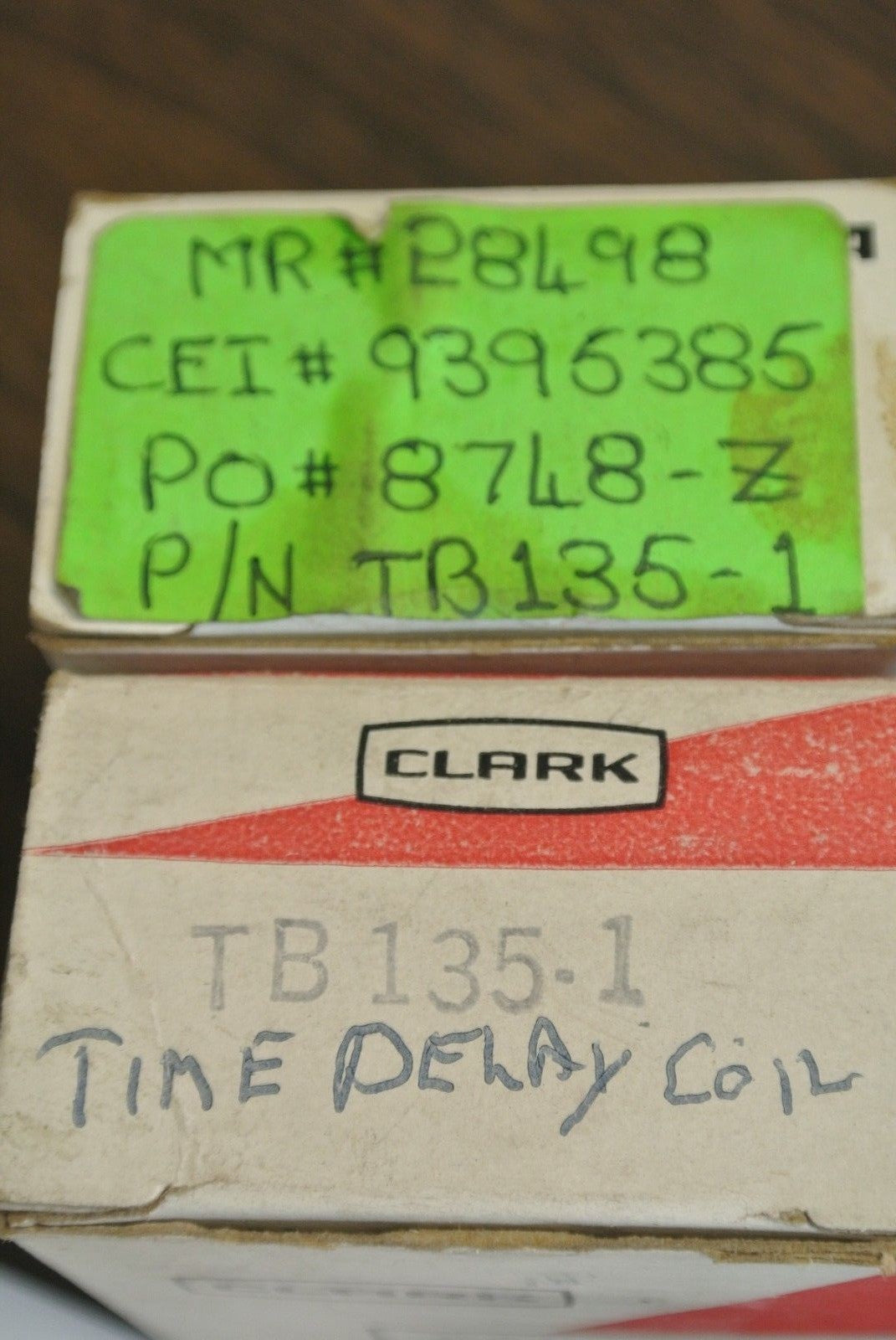 CLARK CONTROLS / AO SMITH / SYLVANIA TB135-1 COIL 110/120V, 50/60Hz NEW SURPLUS