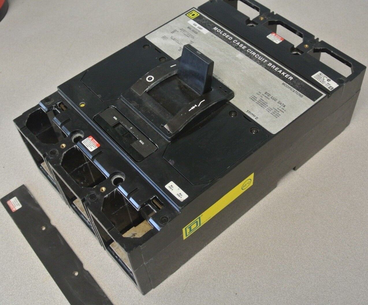 SQUARE D MAL34600 MOLDED CASE CIRCUIT BREAKER / 400A / 600V / 3-POLE NEW SURPLUS