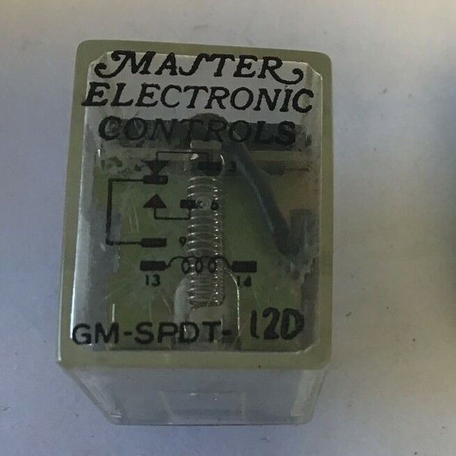 MASTER ELECTRONICS GM-SPDT-12D RELAY ***LOTOF2***