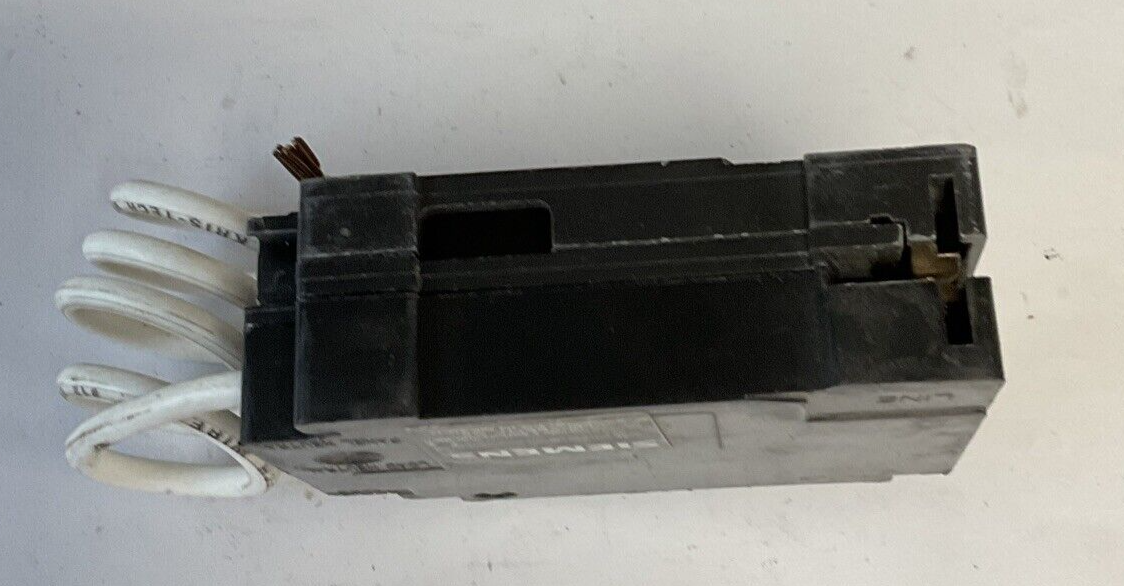 SIEMENS QAF115 CIRCUIT BREAKER 10KA 120VAC 50/60HZ