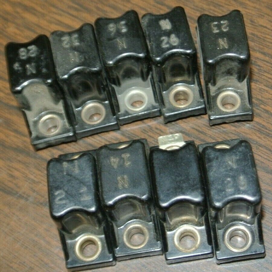 LOT of 9 / ALLEN-BRADLEY N-SERIES THERMAL OVERLOAD HEATER ELEMENTS / LIST BELOW